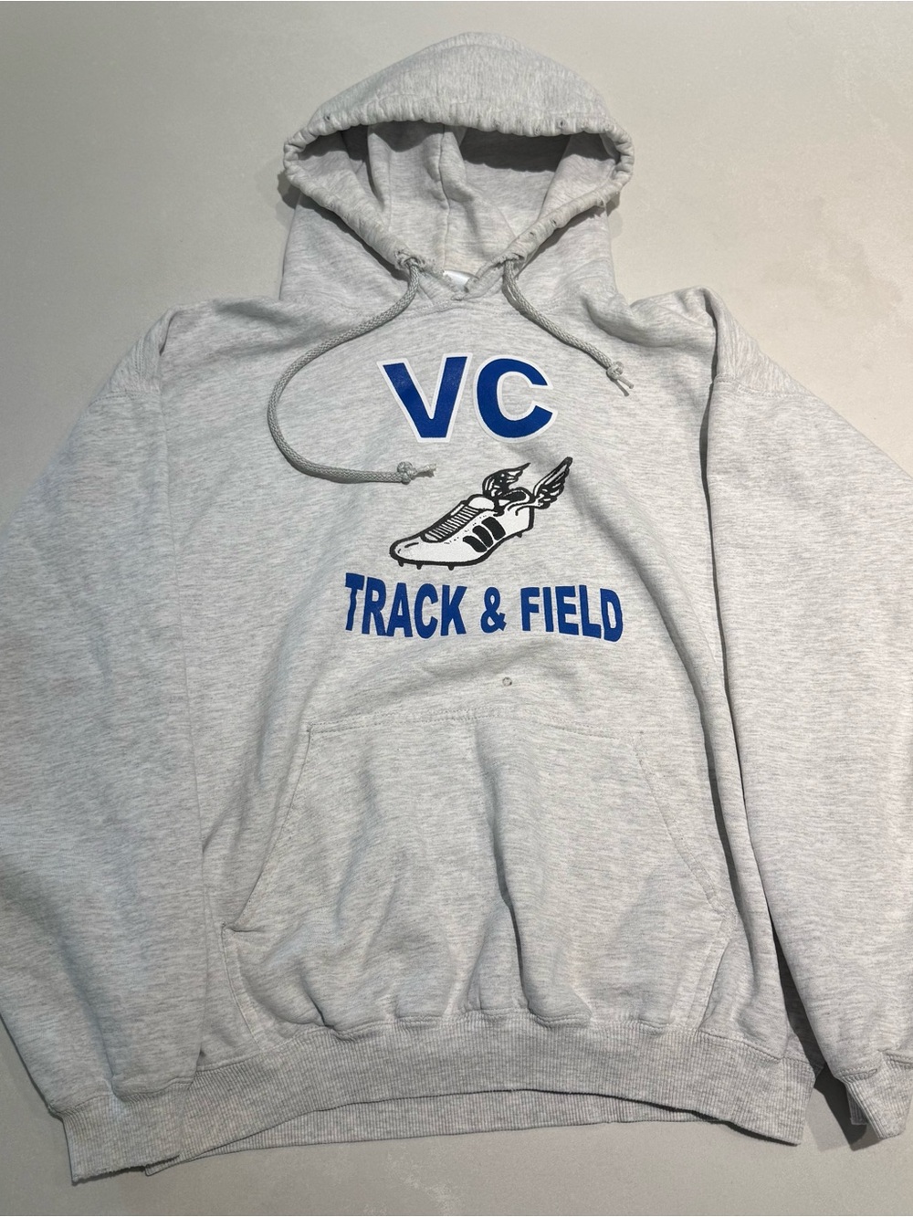 Vintage VC Track and Field Grey hoodie